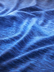 Navy Blue 100% Cotton Dip Dye T-Shirt - Image 6 of 7