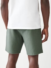 Sage Green Jersey Seersucker Shorts - Image 2 of 8