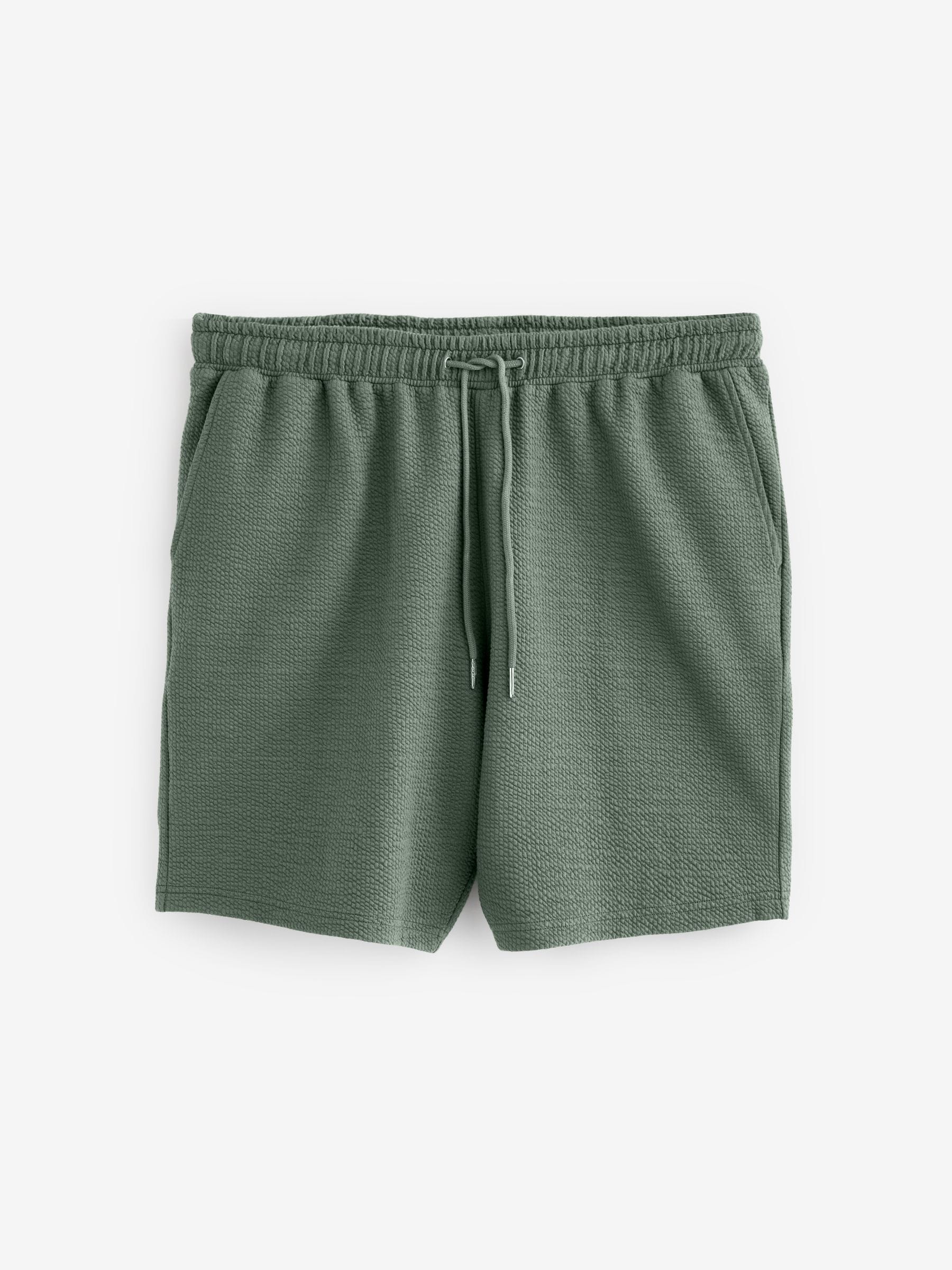 Buy Sage Green Jersey Seersucker Shorts from the Next UK online shop