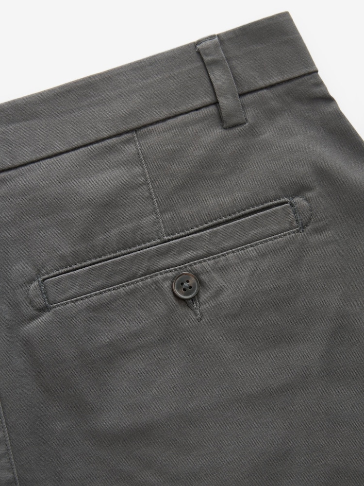 Marine/Charbon - Ajustement lâche - Lot de 2 shorts chino stretch - Image 8 of 9