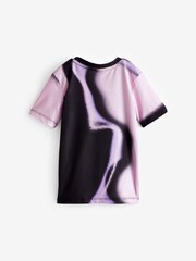 Hype. Kids Spray Fade Black T-Shirt - Image 6 of 7