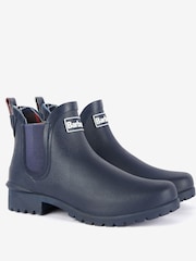 Barbour® Navy Blue Mallow Chelsea Wellington Boots - Image 2 of 7