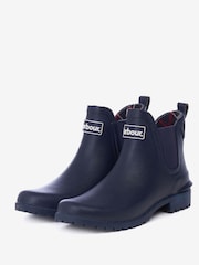 Barbour® Navy Blue Mallow Chelsea Wellington Boots - Image 3 of 7