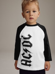 Monochrome ACDC Long Sleeve T-Shirt (3mths-8yrs) - Image 2 of 6