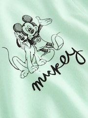 Green 100% Cotton Mickey Mouse T-Shirt (3mths-8yrs) - Image 3 of 3