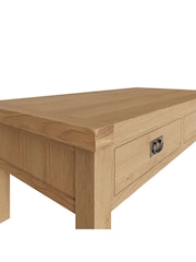 K Interiors Oak Canterbury Solid Wood Coffee Table - Image 4 of 6