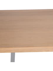 K Interiors Grey Windsor Solid Wood 1.8m Extending Dining Table - Image 4 of 6