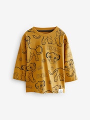 Yellow Lion King Long Sleeve T-Shirt (3mths-8yrs) - Image 1 of 3