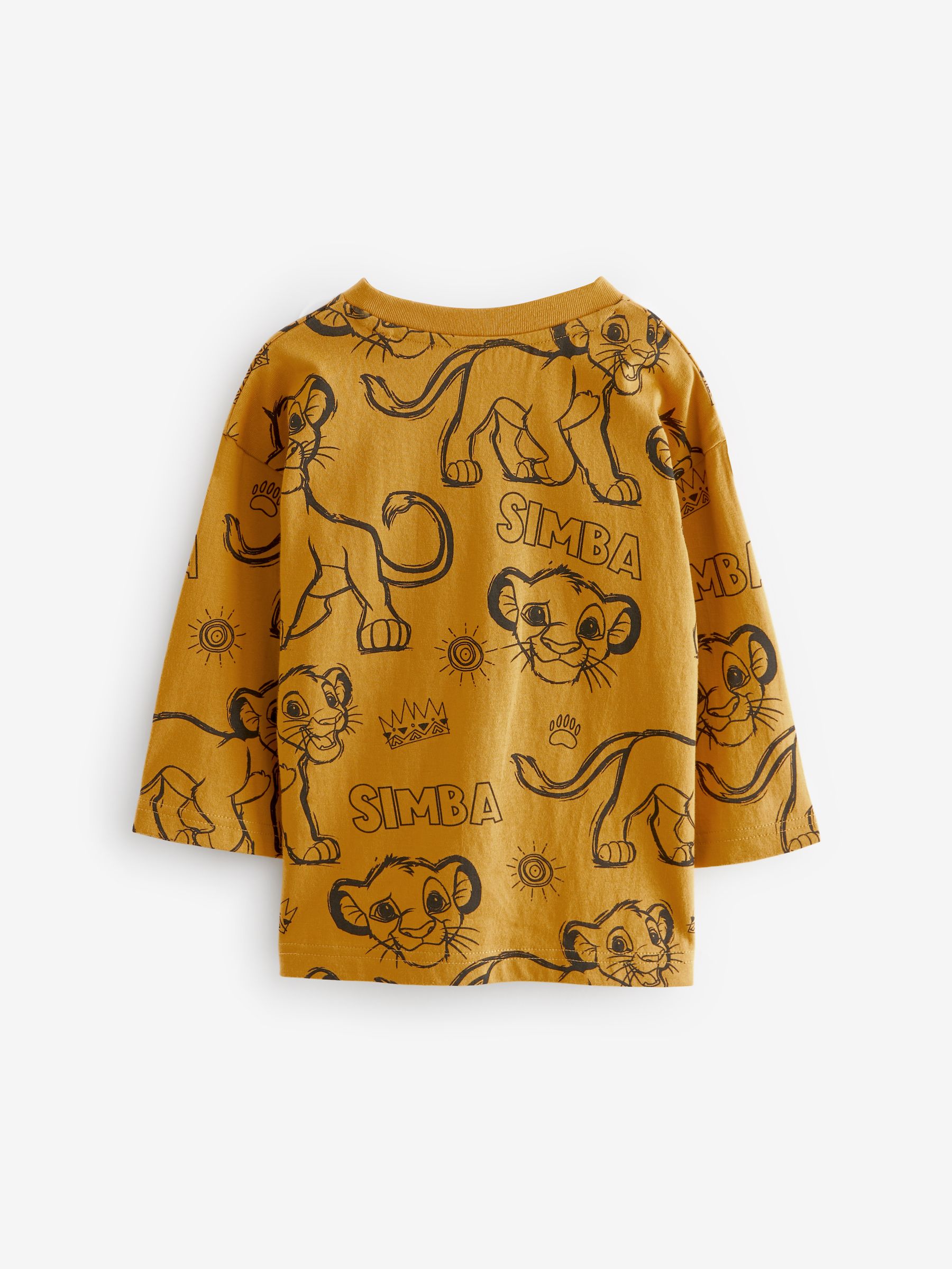 Buy Yellow Lion King Long Sleeve T-Shirt (3mths-8yrs) from
