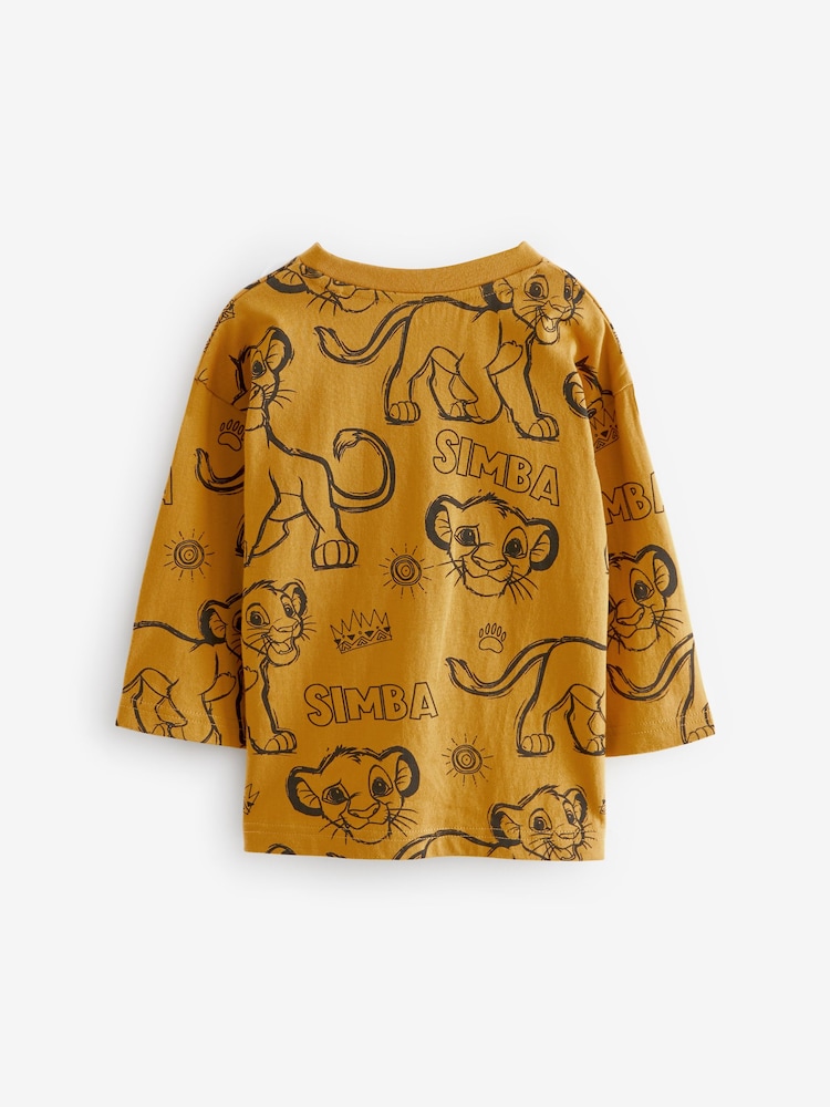 Yellow Lion King Long Sleeve T-Shirt (3mths-8yrs) - Image 2 of 3