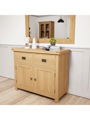 K Interiors Oak Canterbury Solid Wood Standard Sideboard - Image 1 of 5