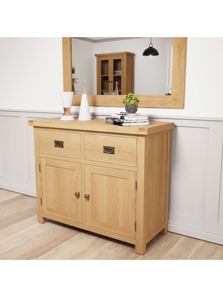 K Interiors Oak Canterbury Solid Wood Standard Sideboard - Image 1 of 5