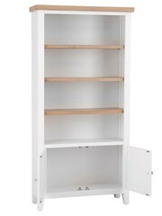 K Interiors White Windsor Solid Wood Large Bookcase - Image 3 of 6