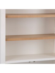 K Interiors White Windsor Solid Wood Large Bookcase - Image 5 of 6