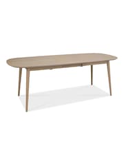 Bentley Designs Natural Oak Dansk 6 Seater Dining Table and Chairs Set - Image 3 of 6