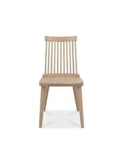 Bentley Designs Natural Oak Dansk 6 Seater Dining Table and Chairs Set - Image 6 of 6
