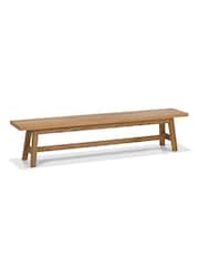 Bentley Designs Rustic Oak Camden Extending 4-6 Seater Dining Table and Chairs/Bench Set - Image 6 of 6