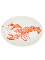 BlissHome Orange Creatures Oval XL Platter Lobster - Image 3 of 4