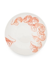 BlissHome Pink Creatures Large Serving Dish Prawns - Image 1 of 3