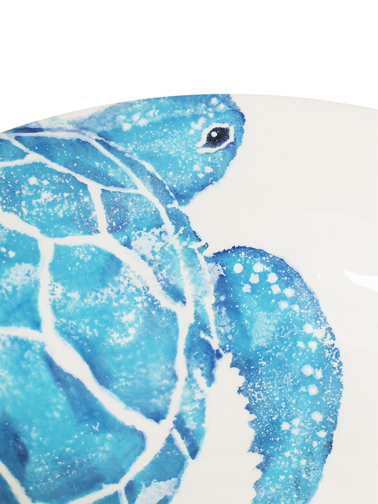BlissHome Blue Creatures XL Serving Bowl Turtle - Image 3 of 3