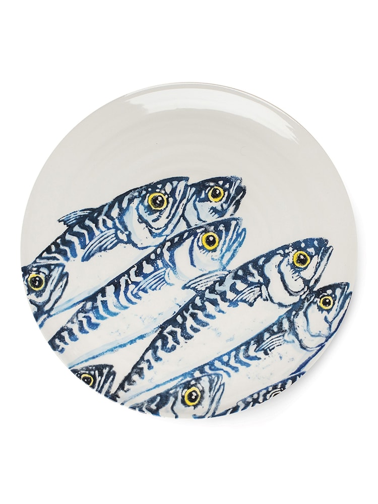 BlissHome Dark Blue Creatures Platter - Image 1 of 3 BlissHome Dark Blue Creatures Platter - Image 1 of 3