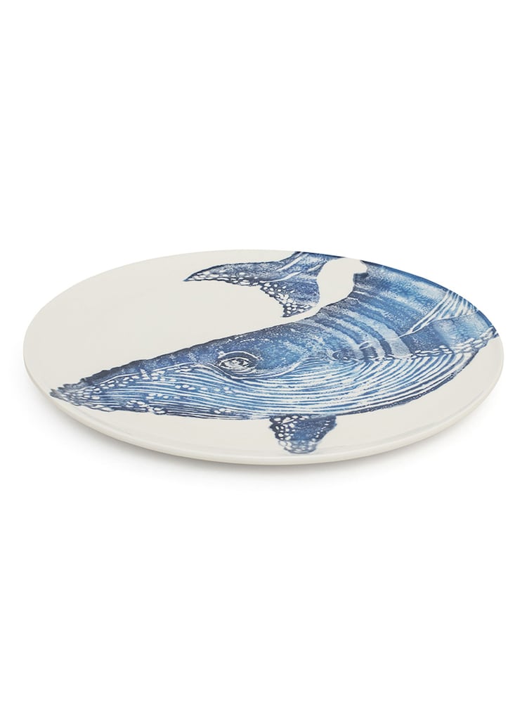 BlissHome Cobalt Blue Creatures Platter - Image 2 of 3 BlissHome Cobalt Blue Creatures Platter - Image 2 of 3