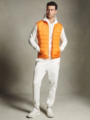 Reiss x McLaren F1 Team Papaya Hybrid Quilt and Knit Gilet - Image 3 of 7