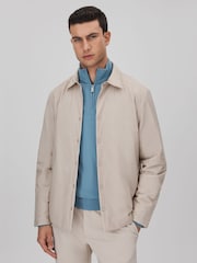 Reiss x McLaren F1 Team Stone McLaren F1 Technical Press-Stud Jacket - Image 1 of 7