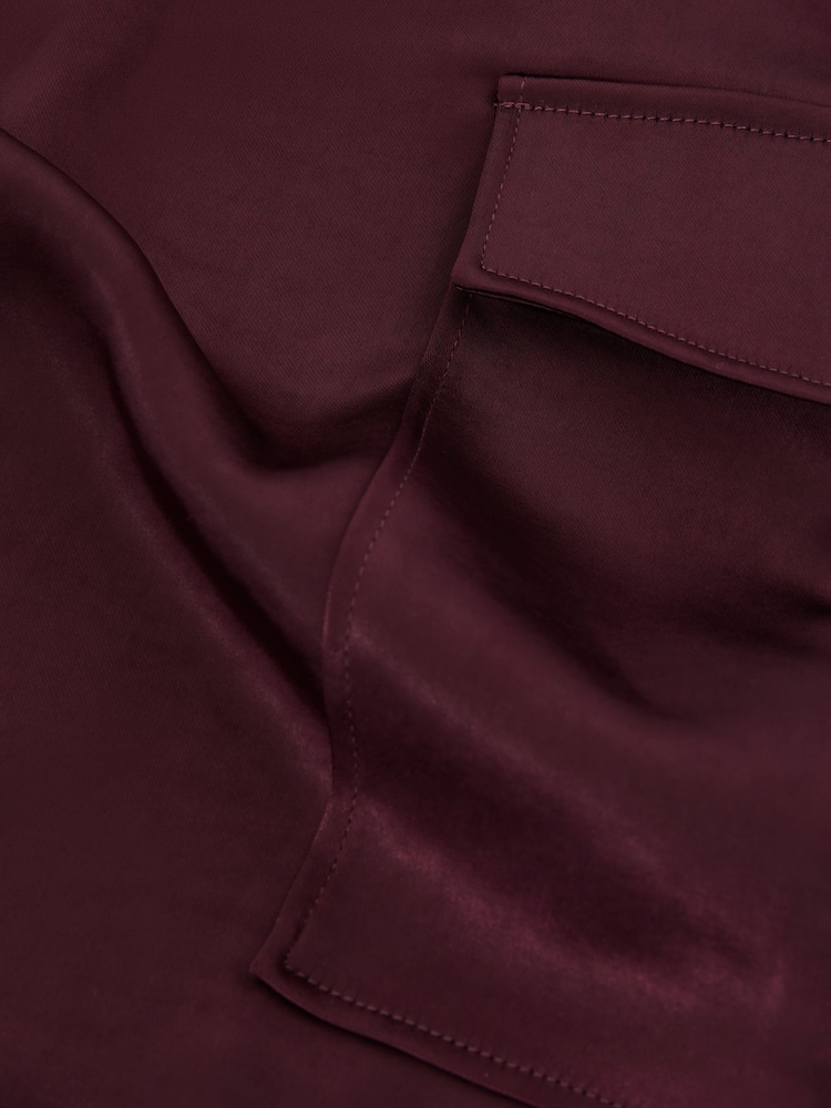 Paige Satin Cargo Trousers - Image 6 of 6