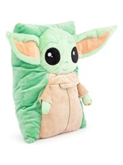 Jay Franco Baby Natural Star Wars The Mandalorian Grogu Yoda Plush Snuggle Pillow - Super Soft 3D Bed Cushion - Image 3 of 5
