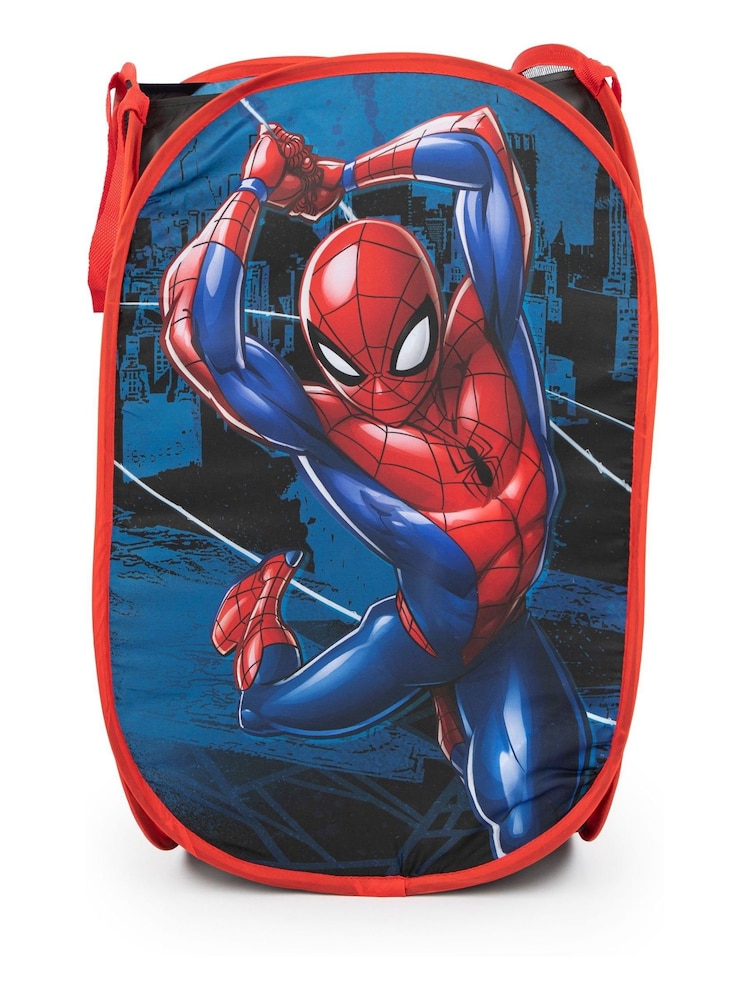 Jay Franco Marvel Spiderman Web Swinger 80L Pop-Up Laundry Hamper for Clothes or Toys - Image 2 of 4