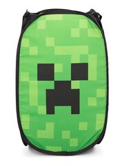 Jay Franco Green Minecraft Creeper 80L Pop-Up Laundry Hamper for Clothes or Toys - Image 2 of 4
