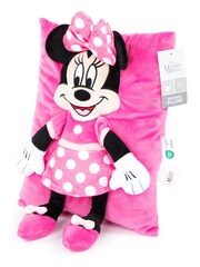 Jay Franco Pink Disney Minnie Mouse Plush Snuggle Pillow - Super Soft 3D Bed Cushion - Image 2 of 5