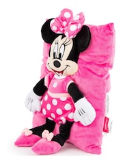 Jay Franco Pink Disney Minnie Mouse Plush Snuggle Pillow - Super Soft 3D Bed Cushion - Image 3 of 5