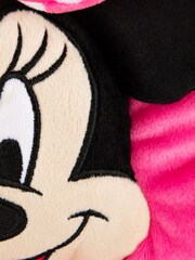 Jay Franco Pink Disney Minnie Mouse Plush Snuggle Pillow - Super Soft 3D Bed Cushion - Image 4 of 5