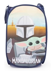 Jay Franco Star Wars The Mandalorian He's With Me 80L Pop-Up Laundry Hamper for Clothes or Toys - Image 2 of 4