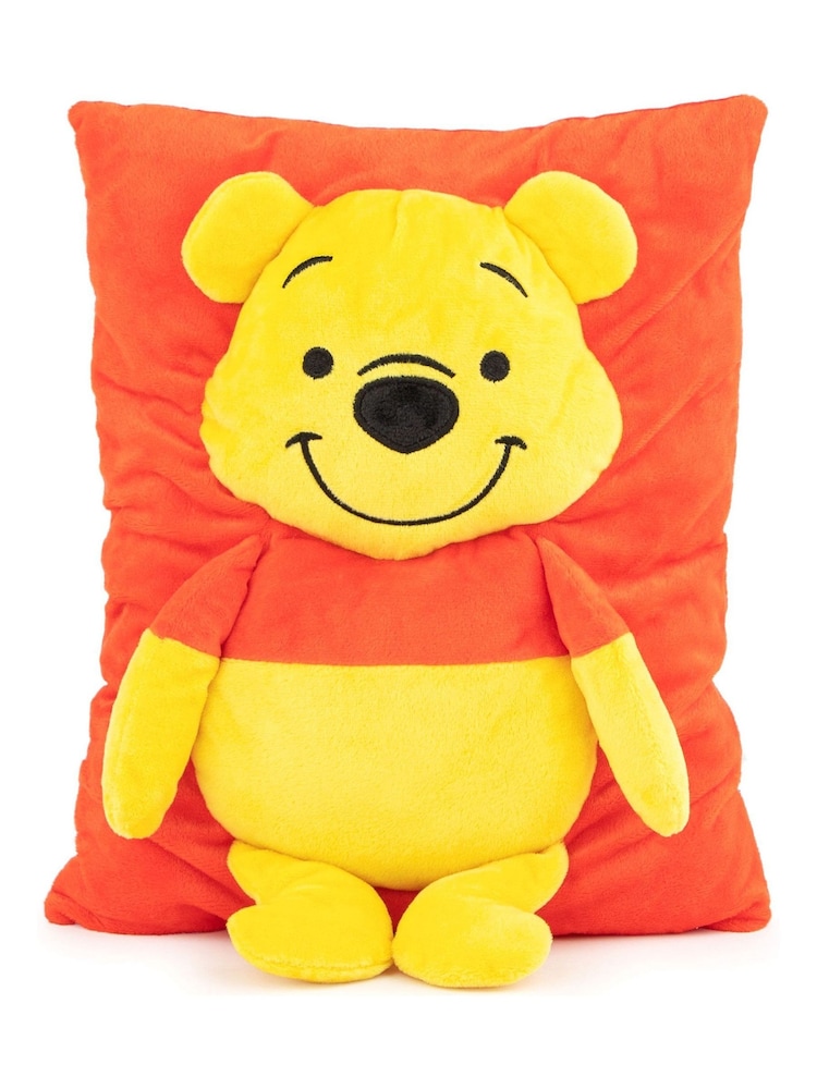 Jay Franco Orange/Yellow Disney Winnie the Pooh Plush Snuggle Pillow - Super Soft 3D Bed Cushion - Image 1 of 5