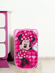 Jay Franco Pink Minnie Mouse Laundry Hamper for Clothes or Toys - Image 1 of 4