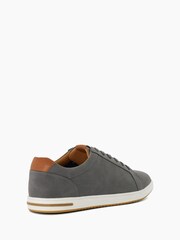Dune London Grey Wide Fit Tezzy Perf Entry Trainers - Image 3 of 6