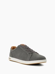 Dune London Grey Wide Fit Tezzy Perf Entry Trainers - Image 4 of 6