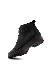 Dune London Black Heavy Duty Leather Simon Ankle Boots - Image 5 of 8