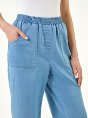 Roman Petite Stretch Denim Trousers - Bild 5 von 5