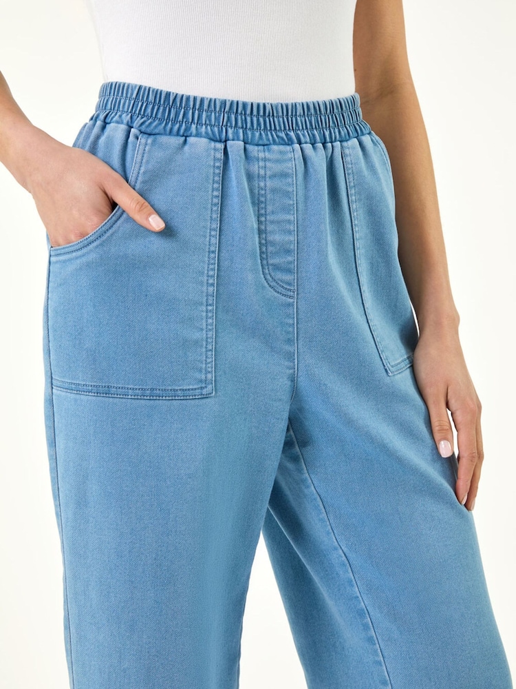 Roman Petite Stretch Denim Trousers - Bild 5 von 5