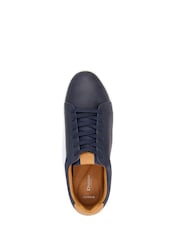 Dune London Blue Wide Fit Tezzy Perf Trainers - Image 6 of 6