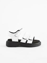 White Chunky Sandals - Image 2 of 5