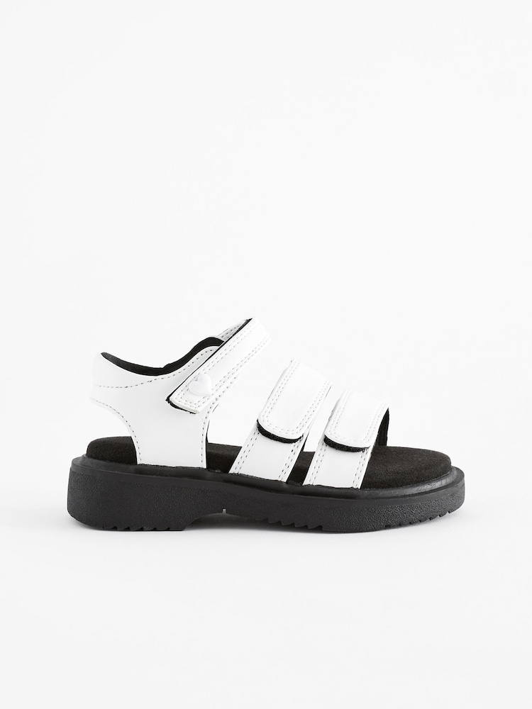 White Chunky Sandals - Image 2 of 5