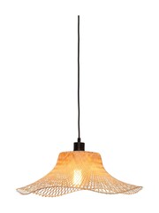Good & Mojo Natural Ibiza Bamboo Wavy Ceiling Light - Image 3 of 3