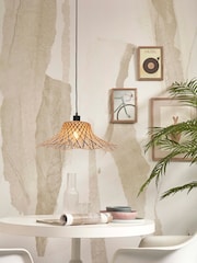 Good & Mojo Natural Ibiza Wavy Ceiling Light - Image 1 of 3