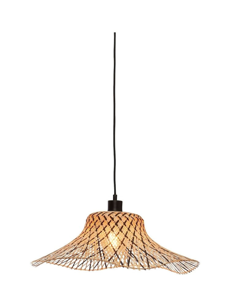 Good & Mojo Natural Ibiza Wavy Ceiling Light - Image 2 of 3