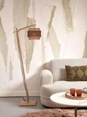 Good & Mojo Natural Bhutan Bamboo Floor Lamp - Image 1 of 3